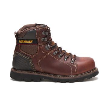 Caterpillar Alaska 2.0 Steel Varvas Miesten Turvasaappaat Ruskea | CAT068-FI