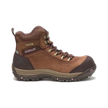 Caterpillar Ally Waterproof Composite Varvas Naisten Työsaappaat Ruskea | CAT475-FI