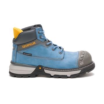 Caterpillar Excavator Superlite Waterproof Carbon Composite Varvas Naisten Työsaappaat Sininen | CAT