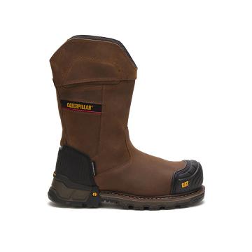 Caterpillar Excavator XL Waterproof Composite Varvas Miesten Työsaappaat Kahvi | CAT109-FI