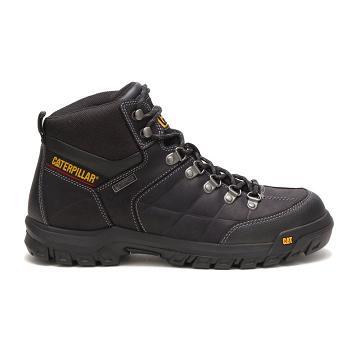 Caterpillar Threshold Waterproof Miesten Vedenpitävät Saappaat Mustat | CAT137-FI