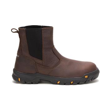 Caterpillar Wheelbase Steel Varvas Miesten Työsaappaat Kahvi | CAT100-FI